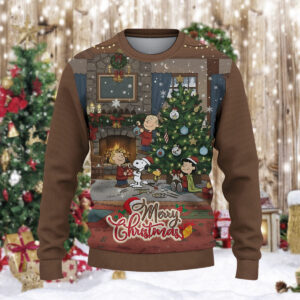 Alternative view of Snoopy Peanut Christmas Knitted Sweater