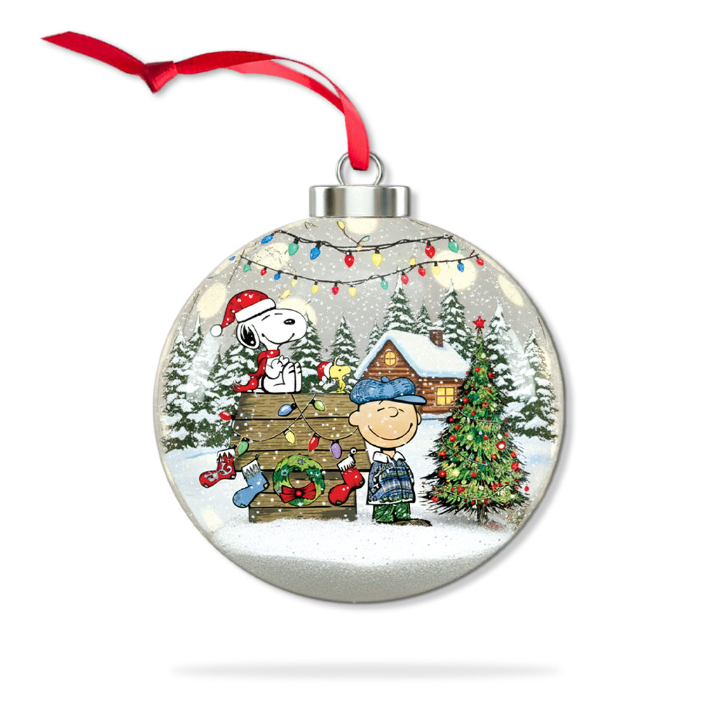 Snoopy And Charlie Brown Christmas Ornament - Image 9