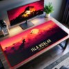 Isla Nublar Jurassic Park LED Desk Mat