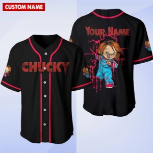 Personalized Chucky Halloween Baseball Jersey 112843