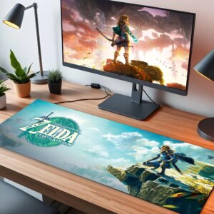 Alternative view of The Legend of Zelda: Tears of the Kingdom LED Desk Mat