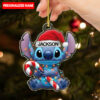 Personalized Disney Stitch Christmas Ornament