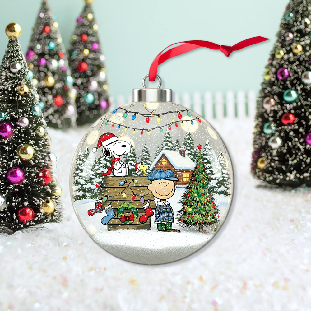 Snoopy And Charlie Brown Christmas Ornament - Image 5
