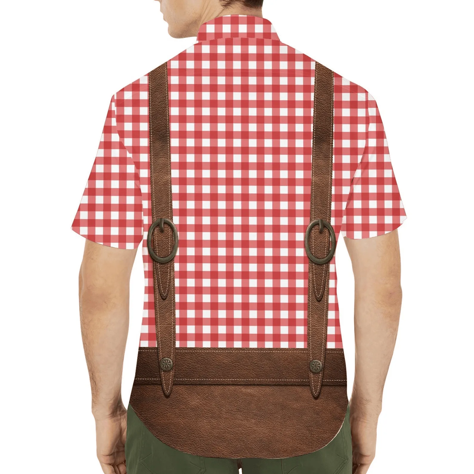 Oktoberfest Lederhosen Hawaiian Shirt 113530 - Image 5