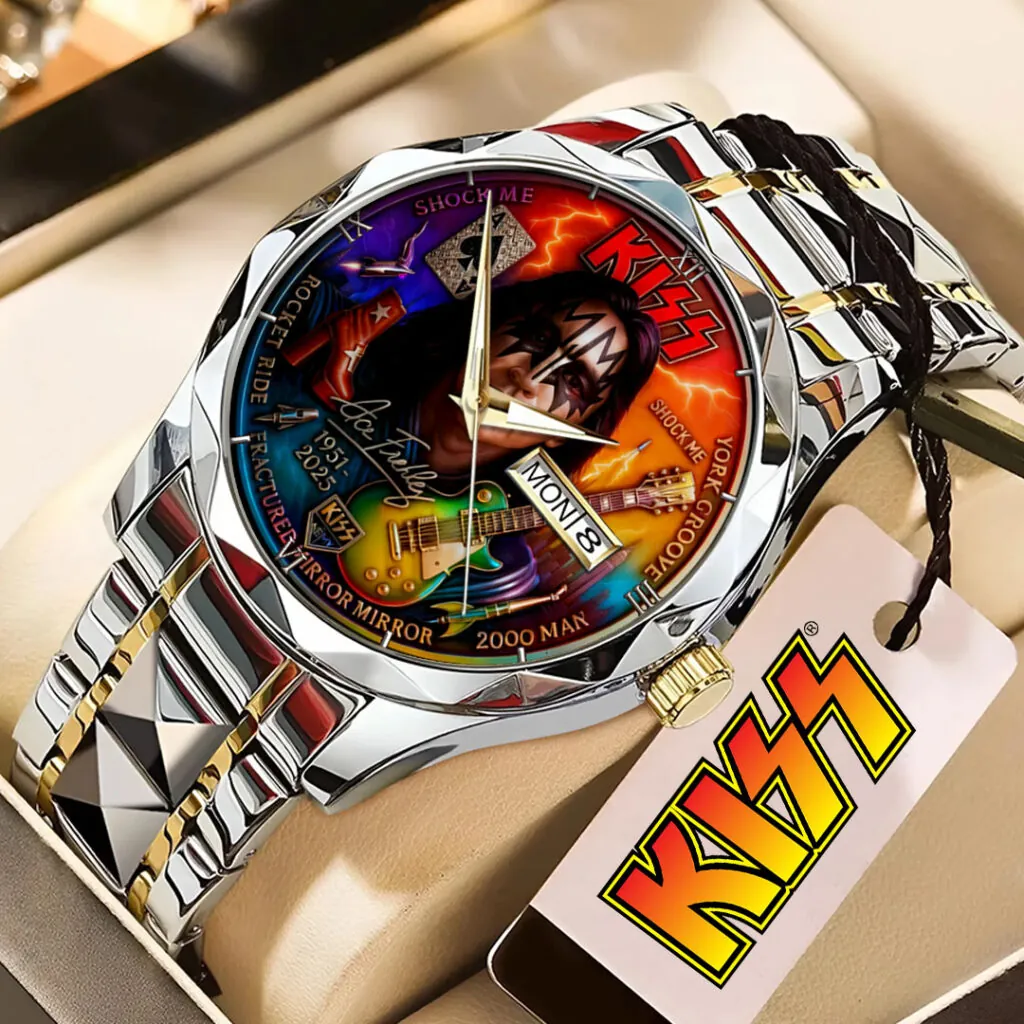 KISS x Ace Frehley Alloy Luxury Quartz Watch – 116866