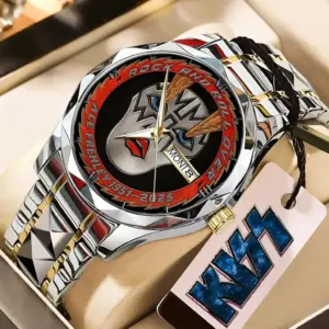 KISS x Ace Frehley Alloy Luxury Quartz Watch – 116832