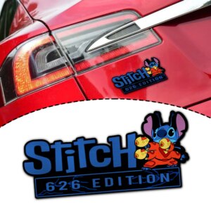 Stitch Experiment 626 Edition Laser Engraved or 3D Inlayed Car Name Badge 7