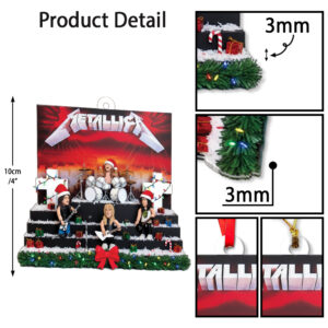 Alternative view of Metallica 'Master of Puppets' Christmas Ornament