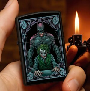 The Dark Knight Batman And Joker Zippo Lighters