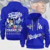 Los Angeles Dodgers 2D Quarter Zip Hoodie - THK117356