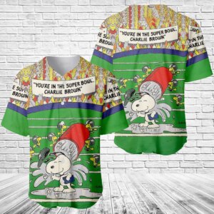 You're in the Super Bowl, Charlie Brown Baseball Jersey