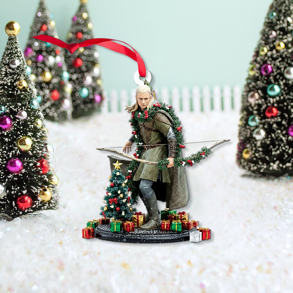 Lord of the Rings Legolas Christmas Ornament - Image 5