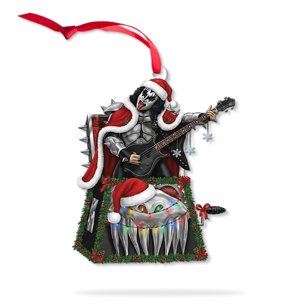 KISS "The Demon" Jack-In-The-Box Christmas Ornament - Image 9