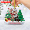 Personalized Old Couple Funny Christmas Ornament