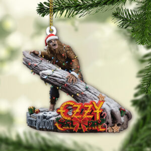 Alternative view of Ozzy Osbourne ‘Bark at the Moon’ Christmas Ornament
