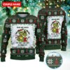 Personalized Our First Christmas As Grinchies Christmas Knitted Sweater