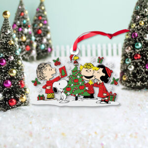 Alternative view of Snoopy And Friends Tree Christmas Ornament