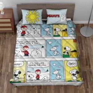 Alternative view of Snoopy Peanuts Quilt Bedding Set