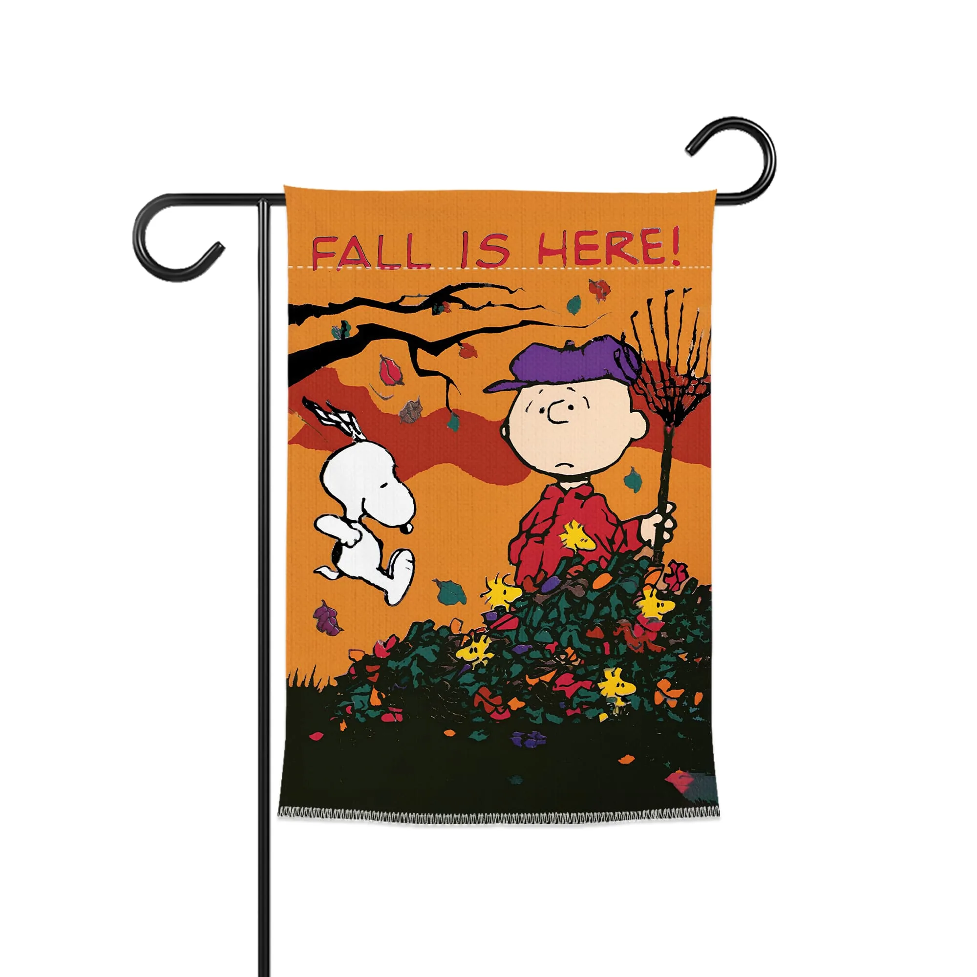 Snoopy Fall Is Here Garden Flag - Image 4
