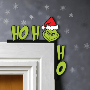 Alternative view of Grinch Christmas Door Corner