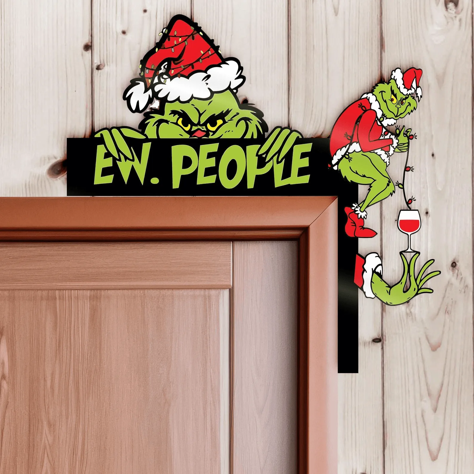 Grinch Christmas Door Corner - Image 5