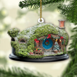 Alternative view of Lord of the Rings Hobbit Hole Christmas Ornament