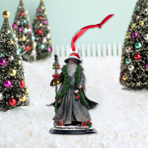 Alternative view of Lord of the Rings Gandalf The Grey Christmas Ornament