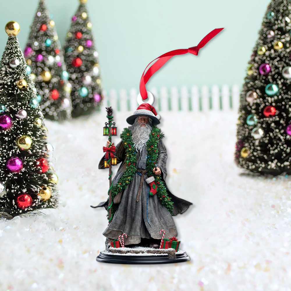 Lord of the Rings Gandalf The Grey Christmas Ornament - Image 2