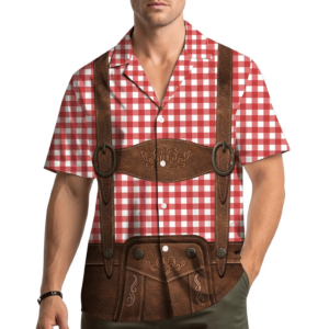 Oktoberfest Lederhosen Hawaiian Shirt 113530