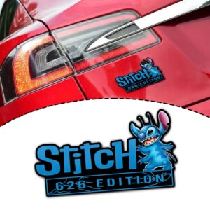 Stitch Experiment 626 Edition Laser Engraved or 3D Inlayed Car Name Badge 8