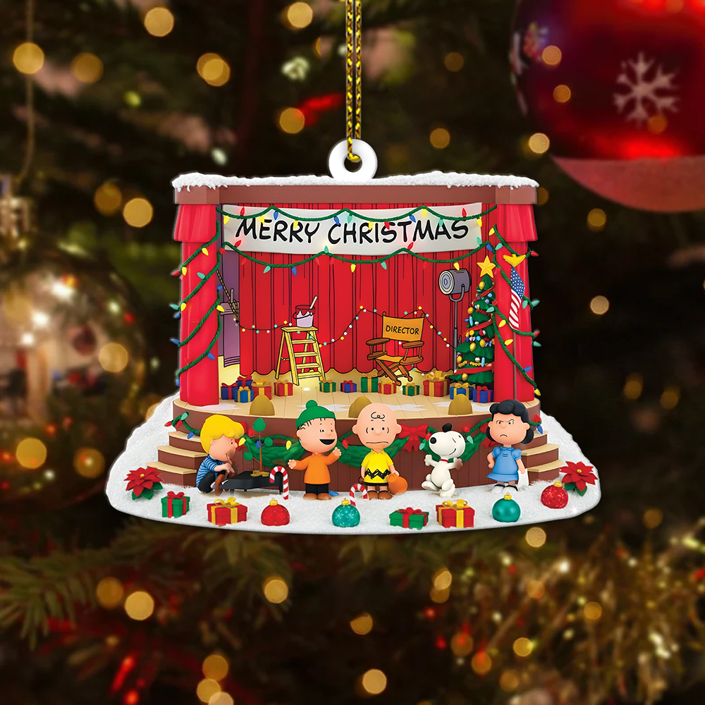Merry Christmas, Charlie Brown! with Light and Sound Christmas Ornament - Image 3