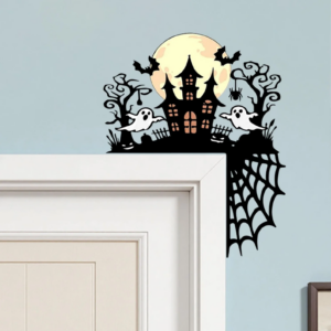 Alternative view of Halloween Door Corner Sign