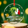 Star Trek NCC-1701 Christmas Round Glass Ornament
