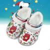 Snoopy x Christmas Fleece Crocs Crocband Clogs Shoes