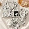 Snoopy Long Sleeve Pajamas Set