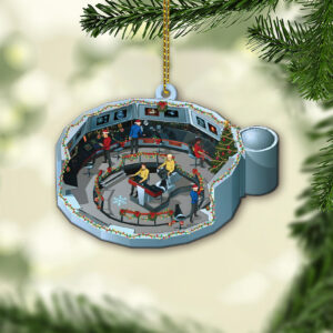 Star Trek NCC-1701 2255-2269 Bridge Enterprise Christmas Ornament