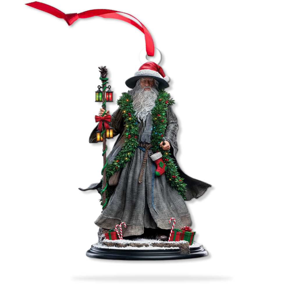 Lord of the Rings Gandalf The Grey Christmas Ornament - Image 5
