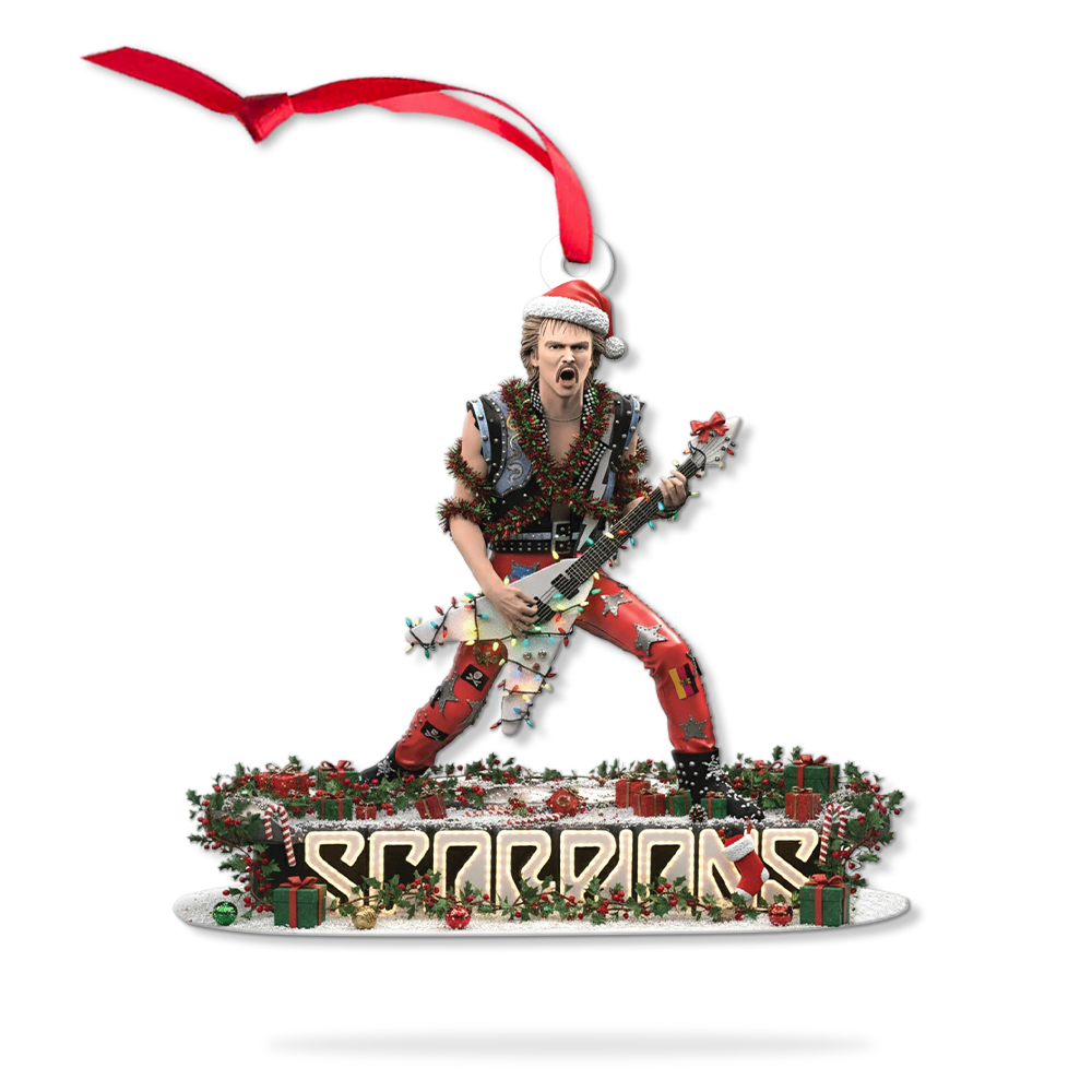 Scorpions Band Rudolf Schenker Christmas Ornament - Image 7