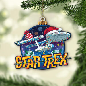 Star Trek U.S.S Enterprise NCC-1701 Christmas Ornament Style 2