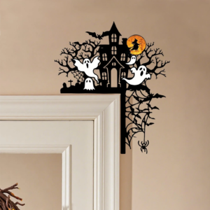 Halloween Door Corner Sign