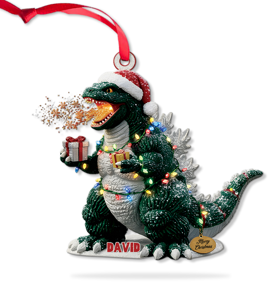 Godzilla Christmas Ornament - Image 6
