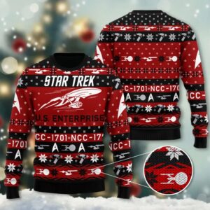 Star Trek Christmas Knitted Sweater - THK116658