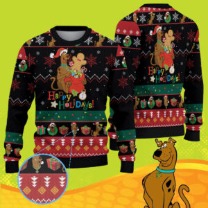 Scooby - Doo Happy Holiday Christmas Knitted Sweater