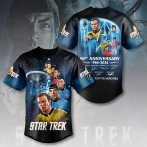 Star Trek The Original Series 60th Anniversary Baseball Jersey - THK116410