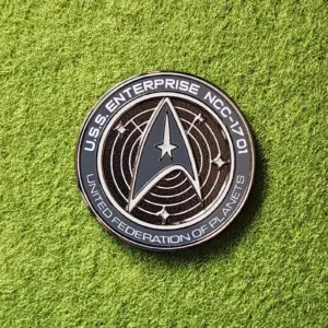U.S.S. Enterprise NCC-1701 Metal Enamel Pin