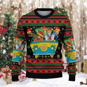 Alternative view of Scooby-Doo Version 4 Christmas Knitted Sweater