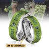 Portland Frog Resist Silver Tungsten Rings