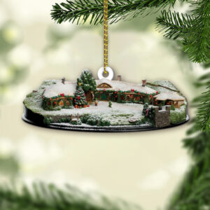 Alternative view of Lord of the Rings The Green Dragon Christmas Ornament