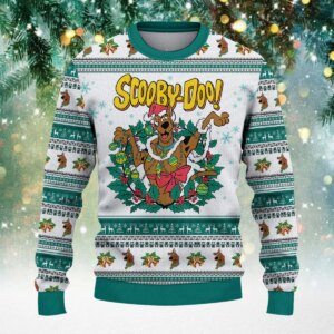 Alternative view of Scooby-Doo Version 2 Christmas Knitted Sweater