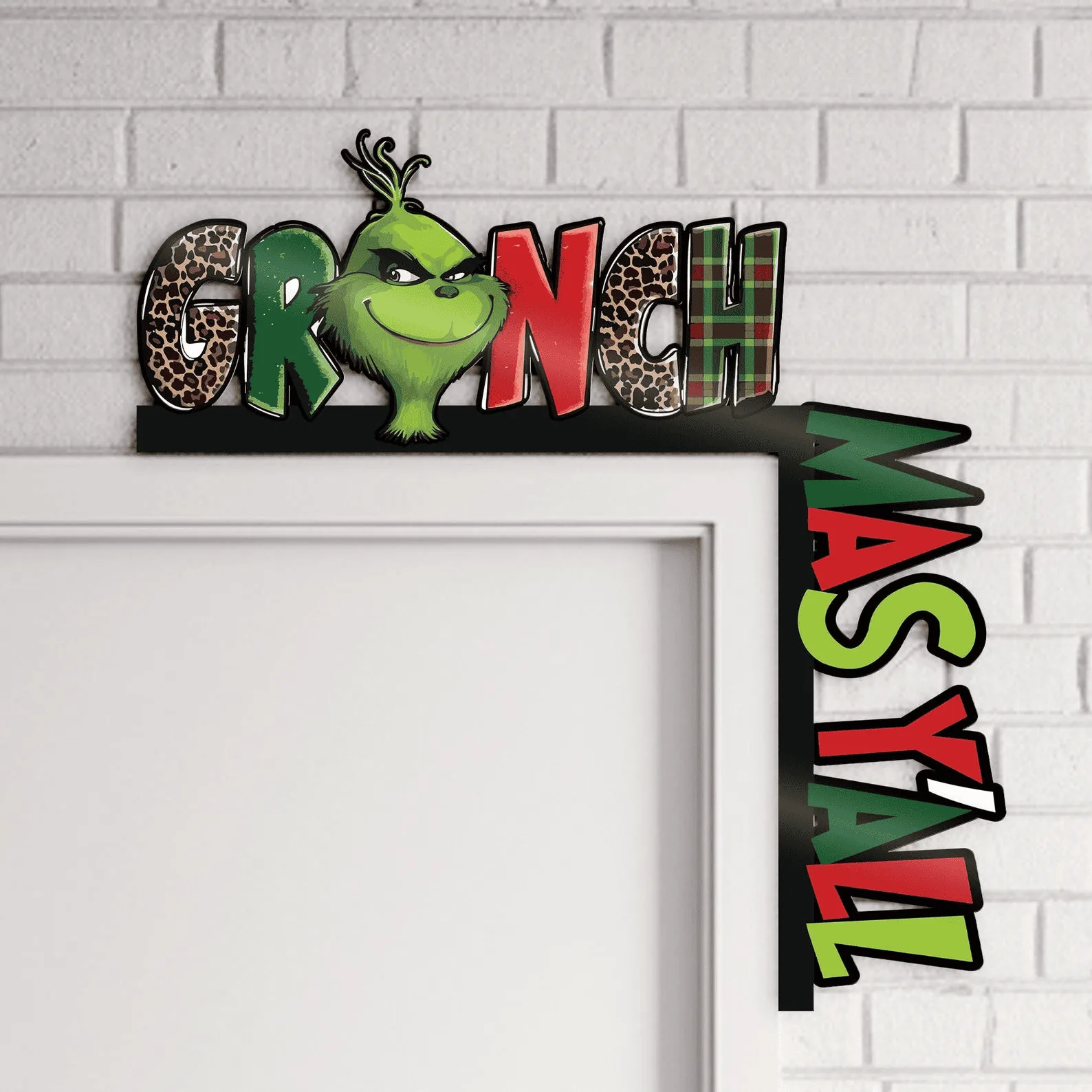 Grinch Christmas Door Corner - Image 6